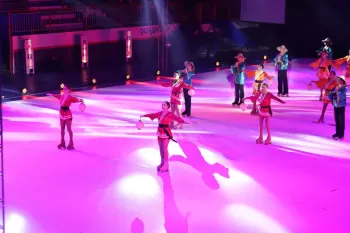 Espetáculo de patinação Artística