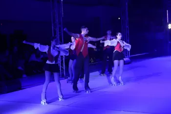 Espetáculo de patinação Artística