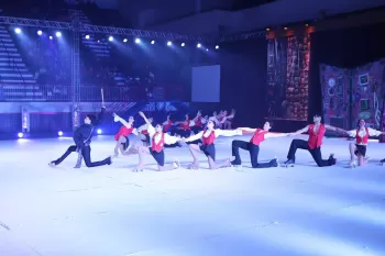 Espetáculo de patinação Artística