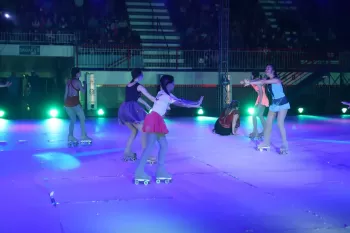 Espetáculo de patinação Artística