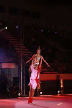 Espetáculo de patinação Artística