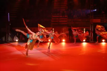 Espetáculo de patinação Artística