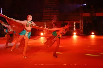 Espetáculo de patinação Artística