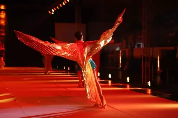 Espetáculo de patinação Artística