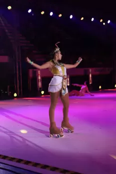 Espetáculo de patinação Artística