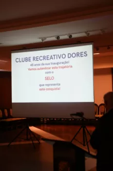 Lançamento do Selo de 45 anos da inauguração do Clube Dores