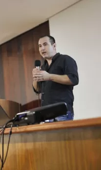 André Maraschin em sua palestra