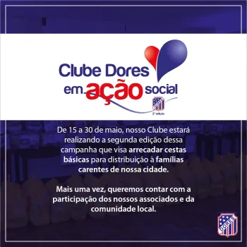 Clube Dores em Ação Social: 2ª Edição