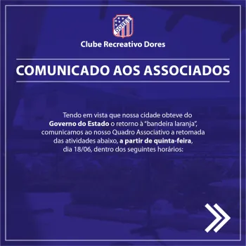 Clube reabrirá parcialmente