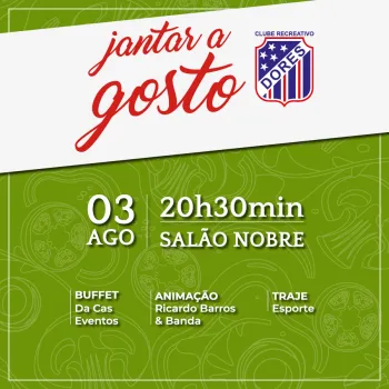 Jantar A Gosto: ingressos disponíveis