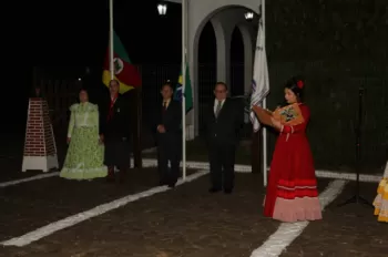 Chegada da Chama Crioula e Jantar Fandango