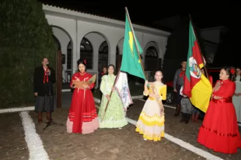 Chegada da Chama Crioula e Jantar Fandango