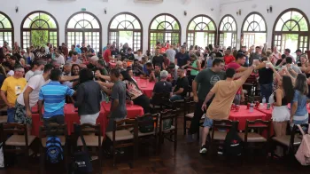 Confraternização dos funcionários do Clube Dores