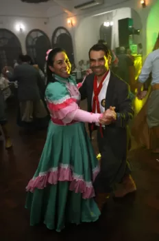 Jantar Fandango com Grupo Fogo de Chão