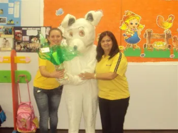 Chegada do Coelho na Escola Doritos