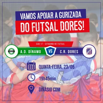 Dores Futsal em quadra!