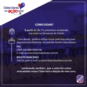 Clube Dores em Ação Social: 2ª Edição