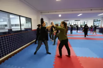 Aula de Defesa Pessoal Feminina