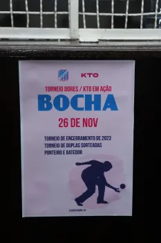 Torneio de Bocha Dores/KTO em ação