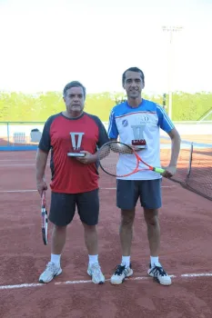 Categoria Sênior C: Leonel Bonotto (vice-campeão) e Marcelo Silva (campeão)