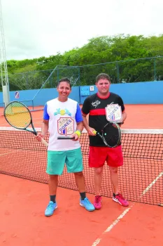 Categoria B: Campeões Nasser Yasin (ATC/Dores) e  Luciano Silveira (ATC)