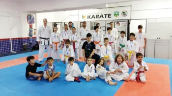 Competição de kata, realizada no dia 29 de março.