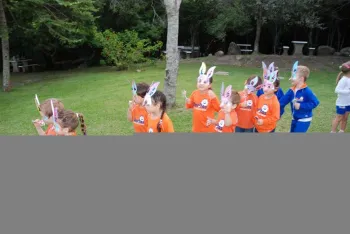 Chegada do Coelho na Sede Campestre - Doritos Infantil IV e V