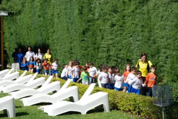 Treinamento de Evacuação de Local em caso de sinistro - Escola Doritos - Clube Dores