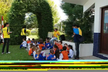 Chegada do Coelho na Sede Campestre - Doritos Infantil IV e V