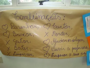 Atividades desenvolvidas na Escola Doritos