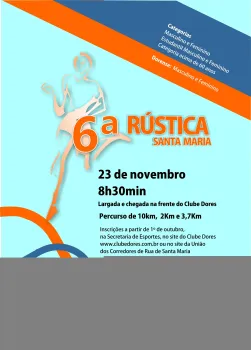 Cartaz 6ª Rústica de Santa maria