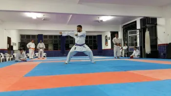 Competição de kata, realizada no dia 29 de março.