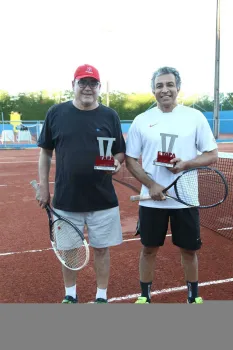 Categoria Sênior B: Augusto Sachs (vice-campeão) e Luis Aquiles Medeiros (campeão)