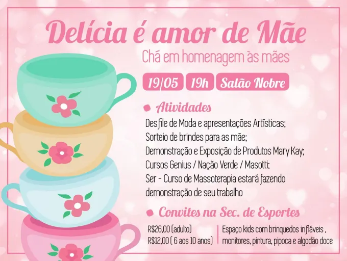 Delícia é amor de mãe