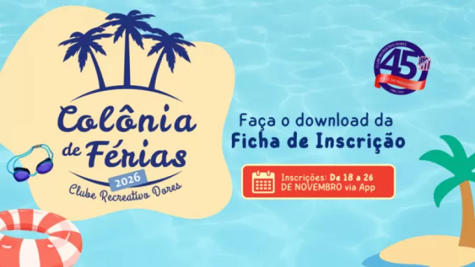 Ficha de Inscrição Colônia de Férias 2026