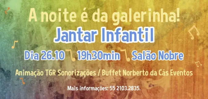 Jantar Infantil - Outubro