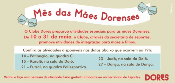 Mês das Mães Dorenses