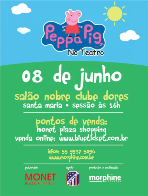 Peppa Pig no Clube Recreativo Dores