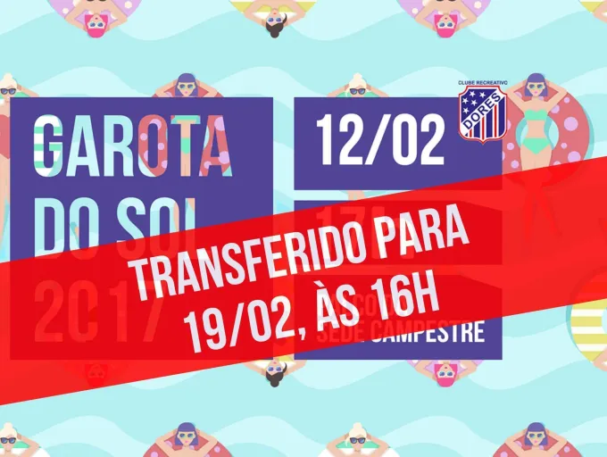 Garota do Sol 2017 transferido
