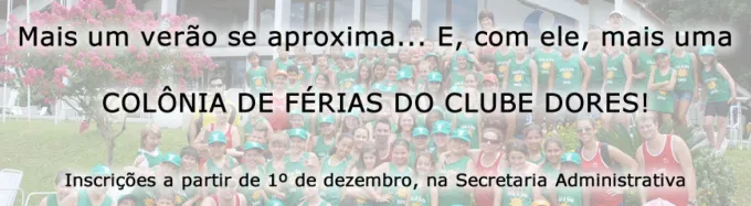 Colônia de Férias do Clube Dores - 1ª Turma - 2014