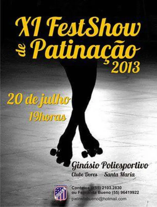 XI Festshow de Patinação ocorre no dia 20 de julho