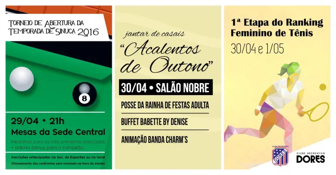 Final de Semana é no Clube Dores