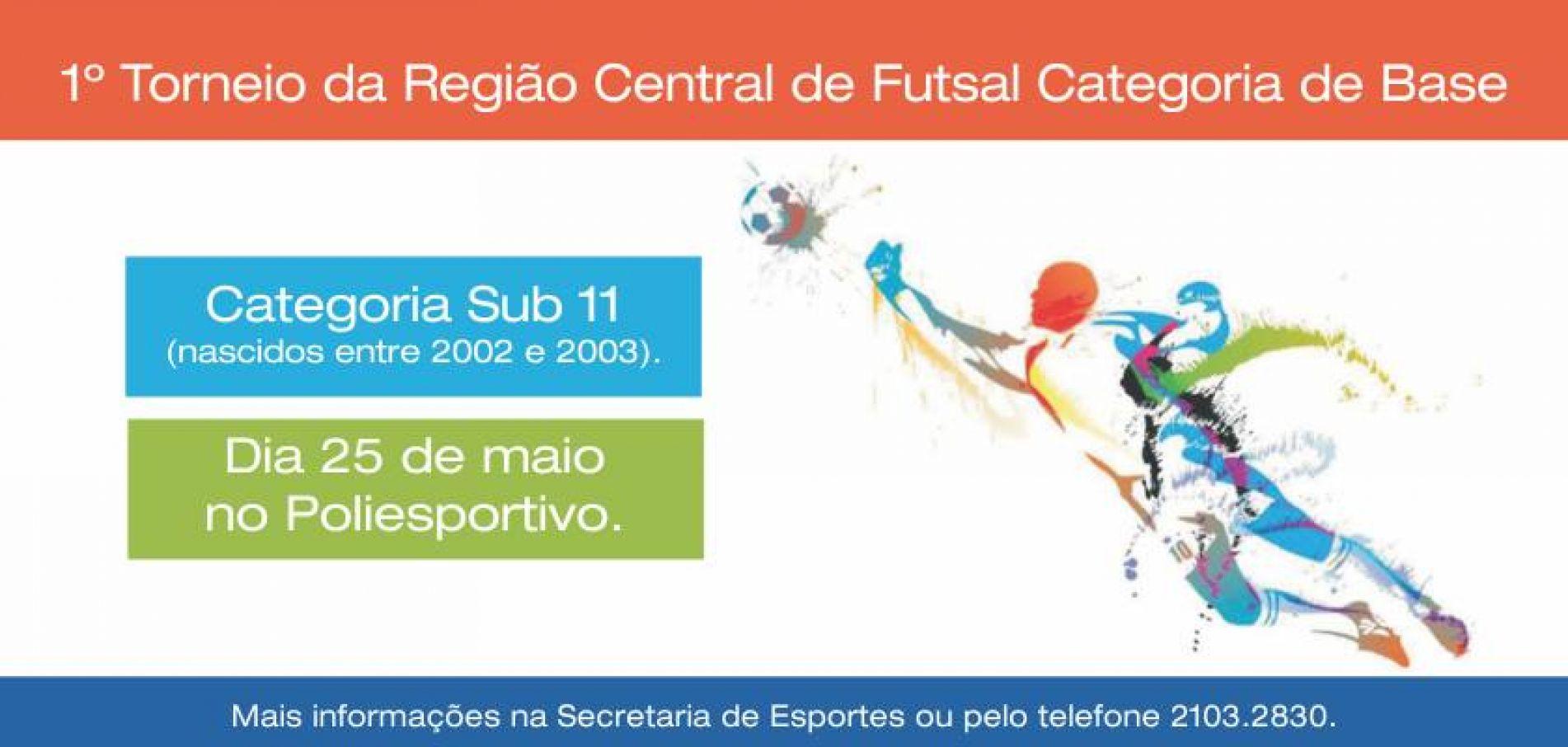 1º Torneio da Região Central de Futsal Categoria de Base